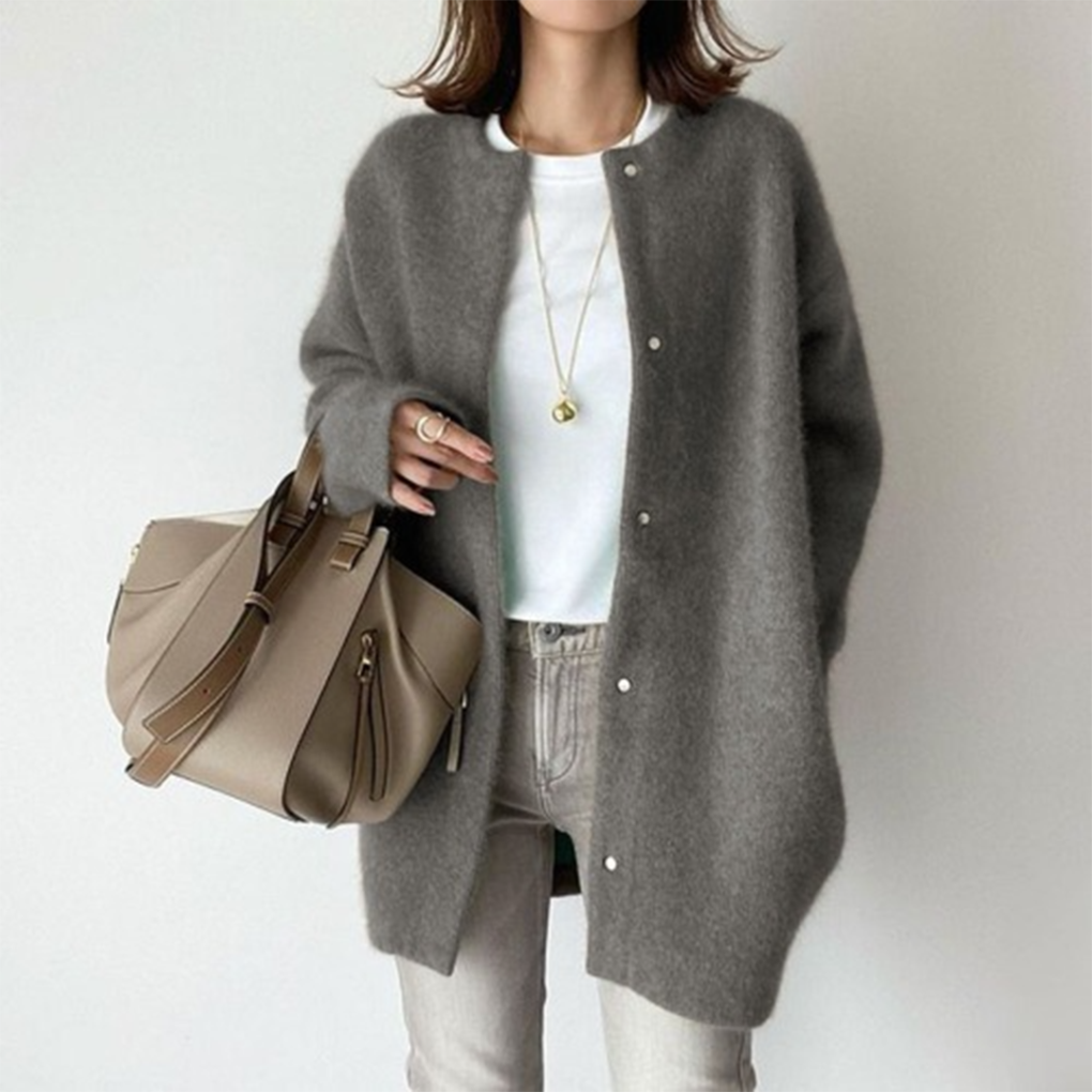 Elegant Knit Cardigan Sweater