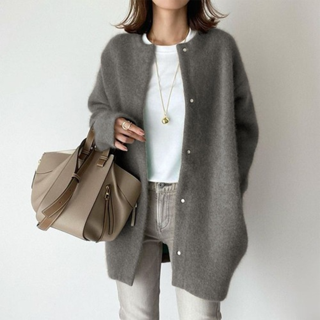 Kimberly | Women’s Elegant Relaxed Fit Warm Winter Cardigan Caliboot