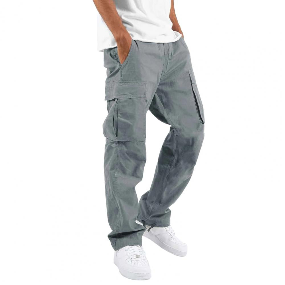 Relaxed Fit Casual Work Pants for Men