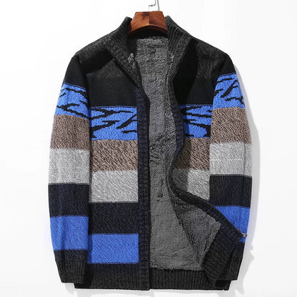 Multicolored Wool Sweater Cardigan
