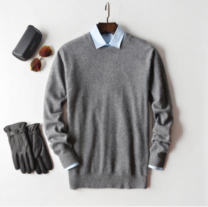 Soft Crew Neck Men's Sweater Regular Fit