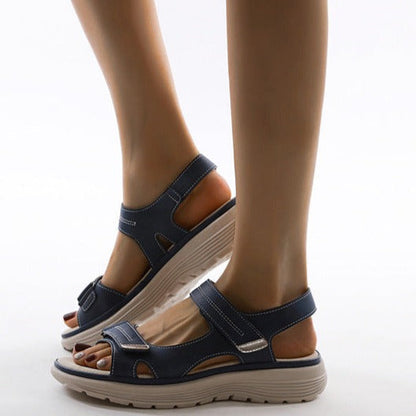 Zara - Elevated Buckle Slide Sandals