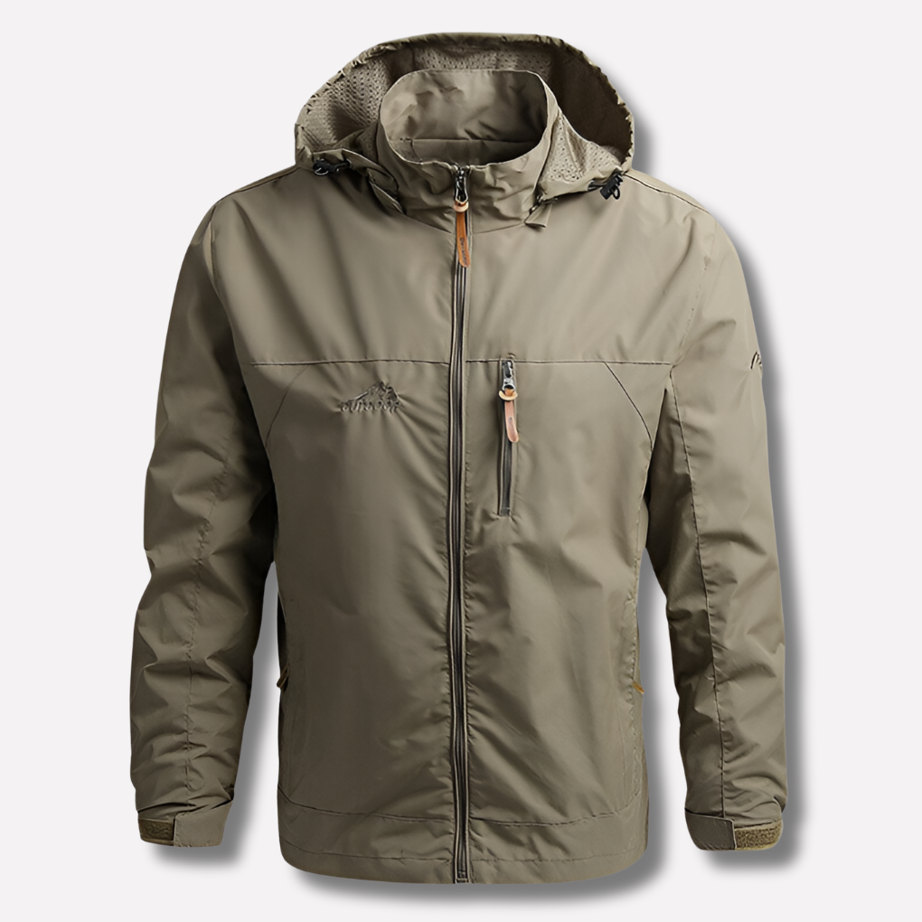 Breathable Men's Rain and Wind Jacket
