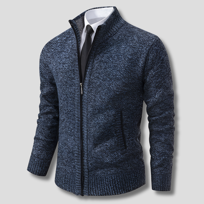 Trendy Crew Neck Knit Sweater for Men