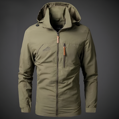 Breathable Men's Rain and Wind Jacket