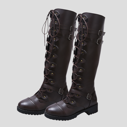 Classic Ankle Boots with Buckle for Ladies