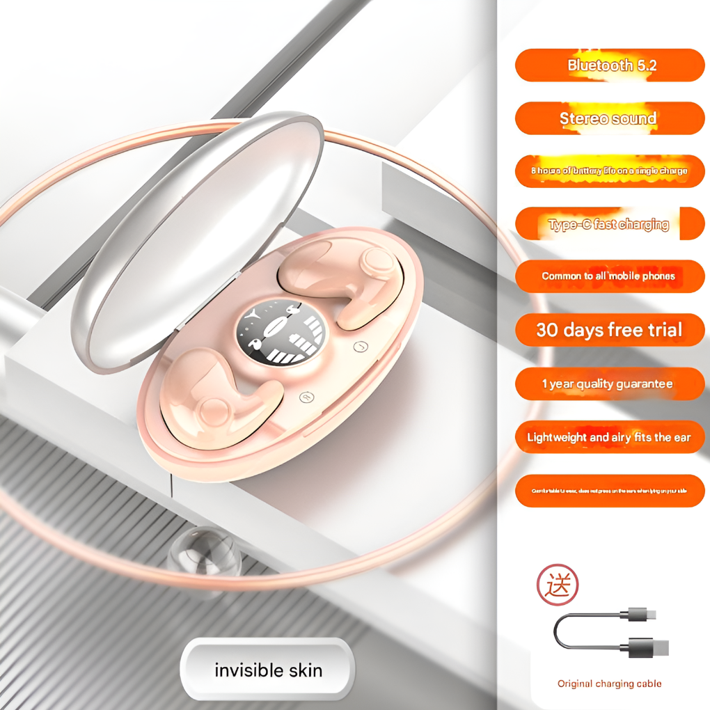 Sleek Wireless Bluetooth Noise Cancelling Headphones