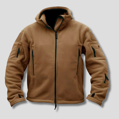 Waterproof Men's Fleece Coat - Durable Daily Jacket