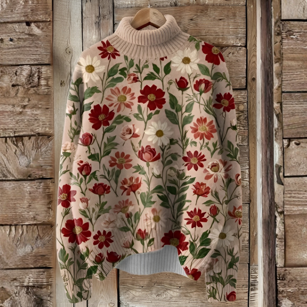 Classic Holiday Graphic Crew Neck Winter Sweater - Olytrend