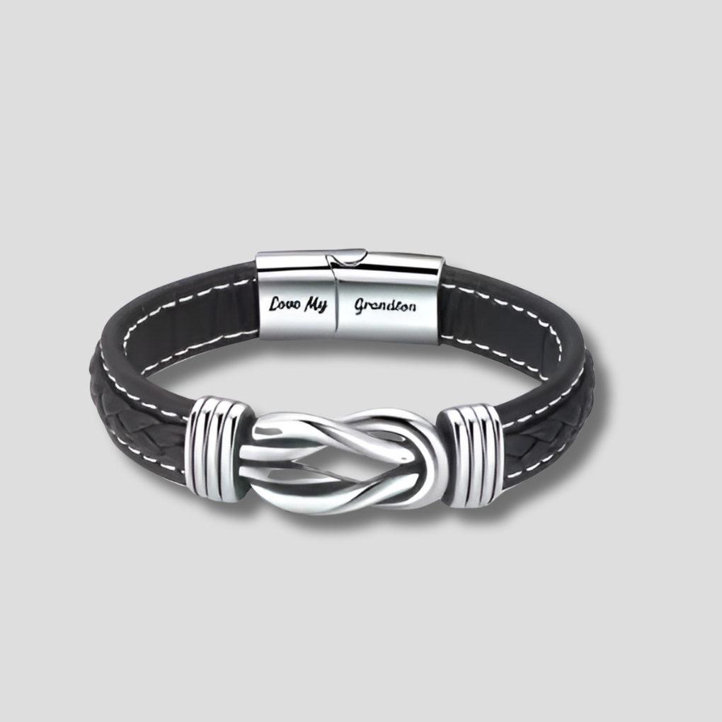 Eternal Loop Leather Bracelet - Olytrend