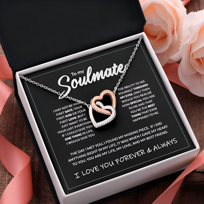 Lovely Double Heart Chain Necklace