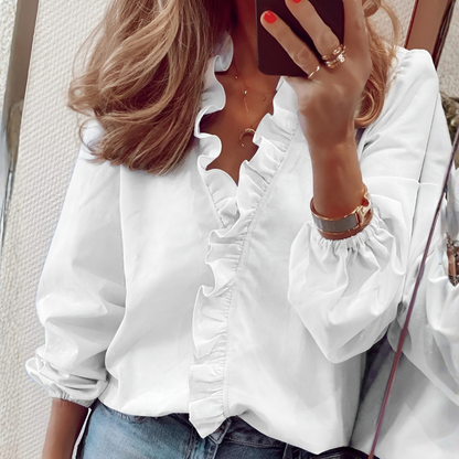 Feminine Frill Women's Top