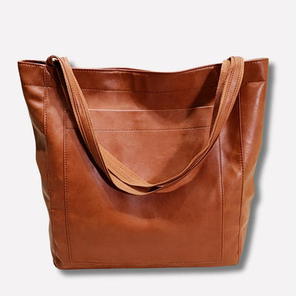 Elegant Chic Leather Tote Bag