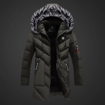 Men's Waterproof Insulated Hooded Winter Parka Coat