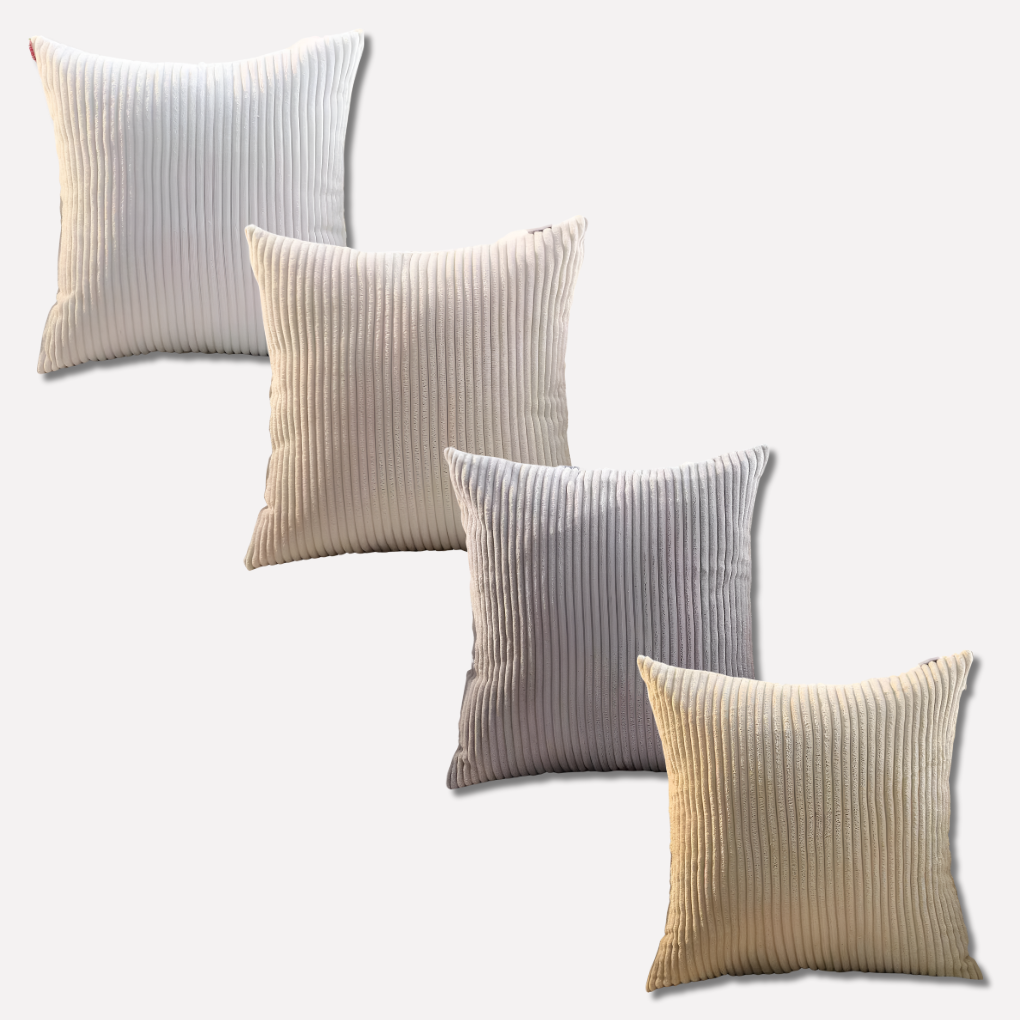 Colorful Striped Pillow Case Set of 4 - Olytrend