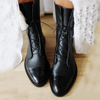 Classic Buckle Ankle Boots - Nocini