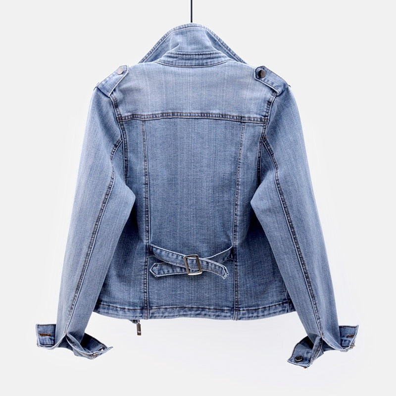 Classic Women's Blue Jeans Jacket