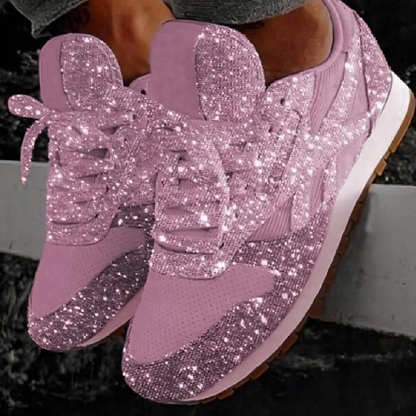 Sparkly Thick Sole Women's Sneakers