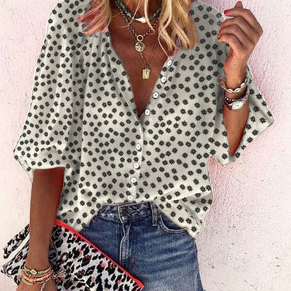 Ladies Lightweight V-Neck Short Sleeve Top