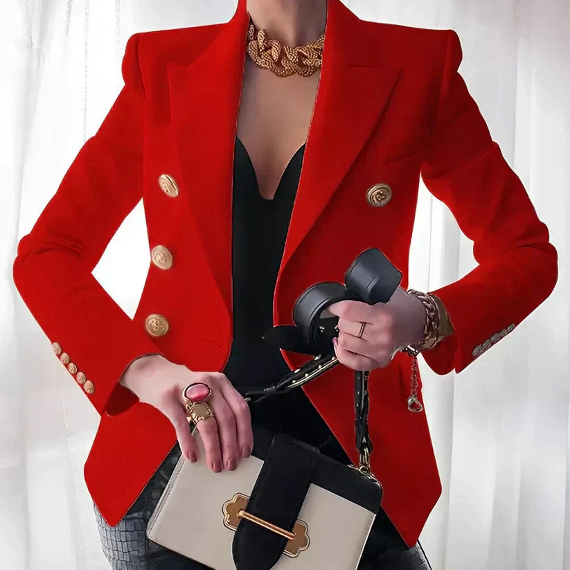 Vintage Style Women's Classic Fit Blazer