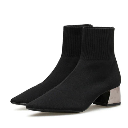 Cozy Low Cut Knit Boot