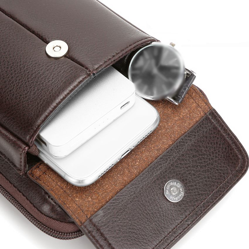 Stylish Mens Leather Cross Body Bag