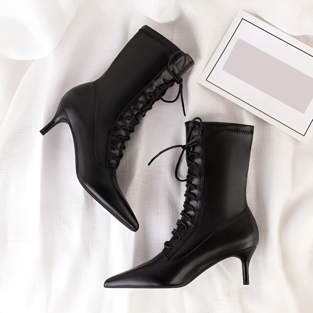 Ladies Classic Fashionable Ankle Boots - Olytrend