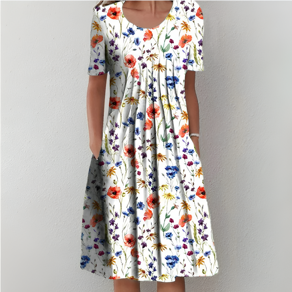 Easy Breezy Floral Sundress for Women - Olytrend