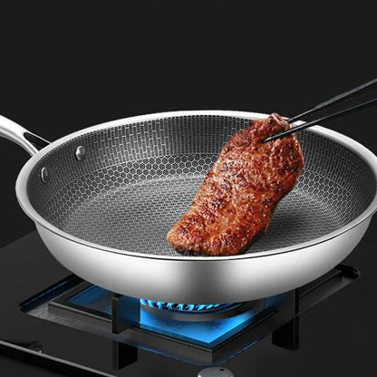 Easy Clean Non Stick Stainless Steel Fry Pan - Olytrend