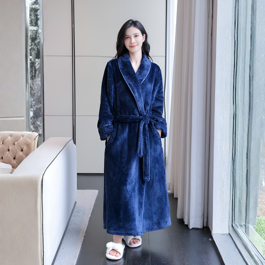 Soft Cozy Women's Hooded Robe
