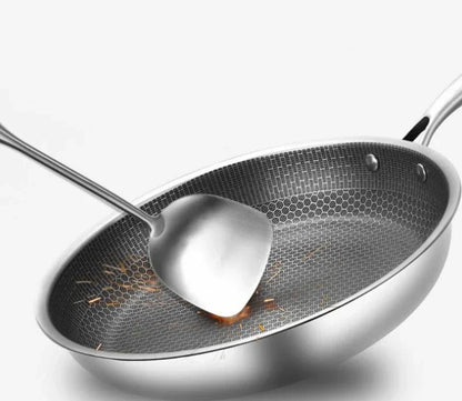 Easy Clean Non Stick Stainless Steel Skillet