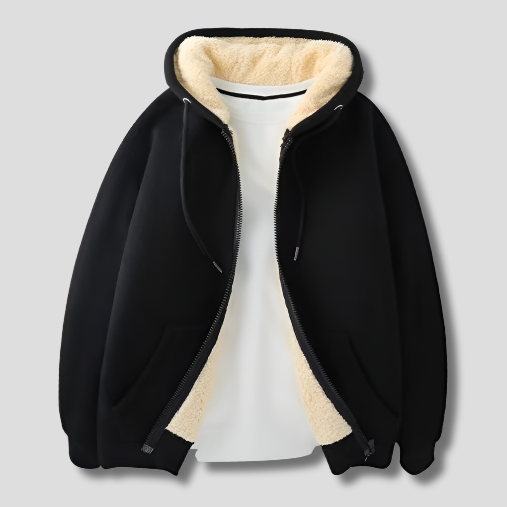 Thermal Men's Fleece Lined Winter Coat Jacket