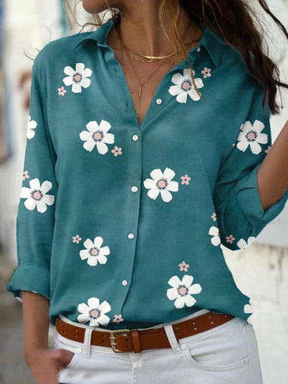 Women's Pretty Floral Pattern Top