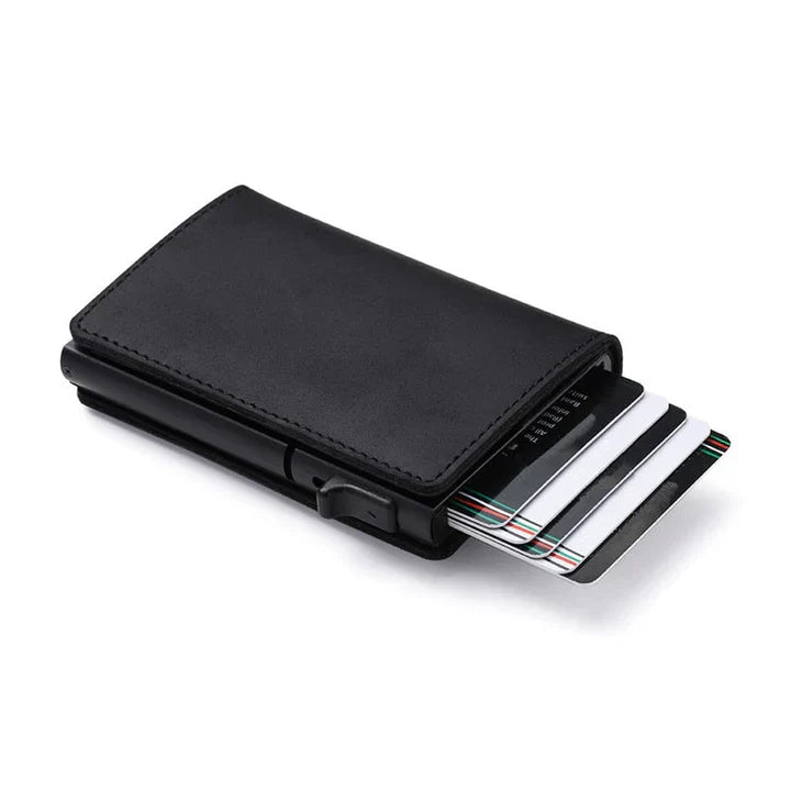 Premium Leather Phone Wallet Tracker