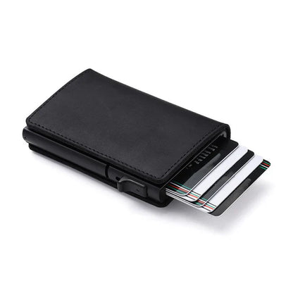 Premium Leather Phone Wallet Tracker