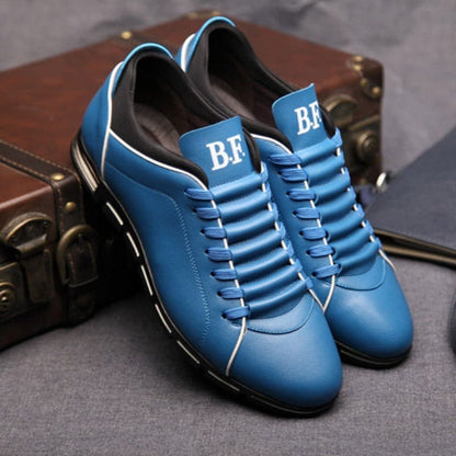 Men's Comfort Sneakers Leather Lace Up Shoes