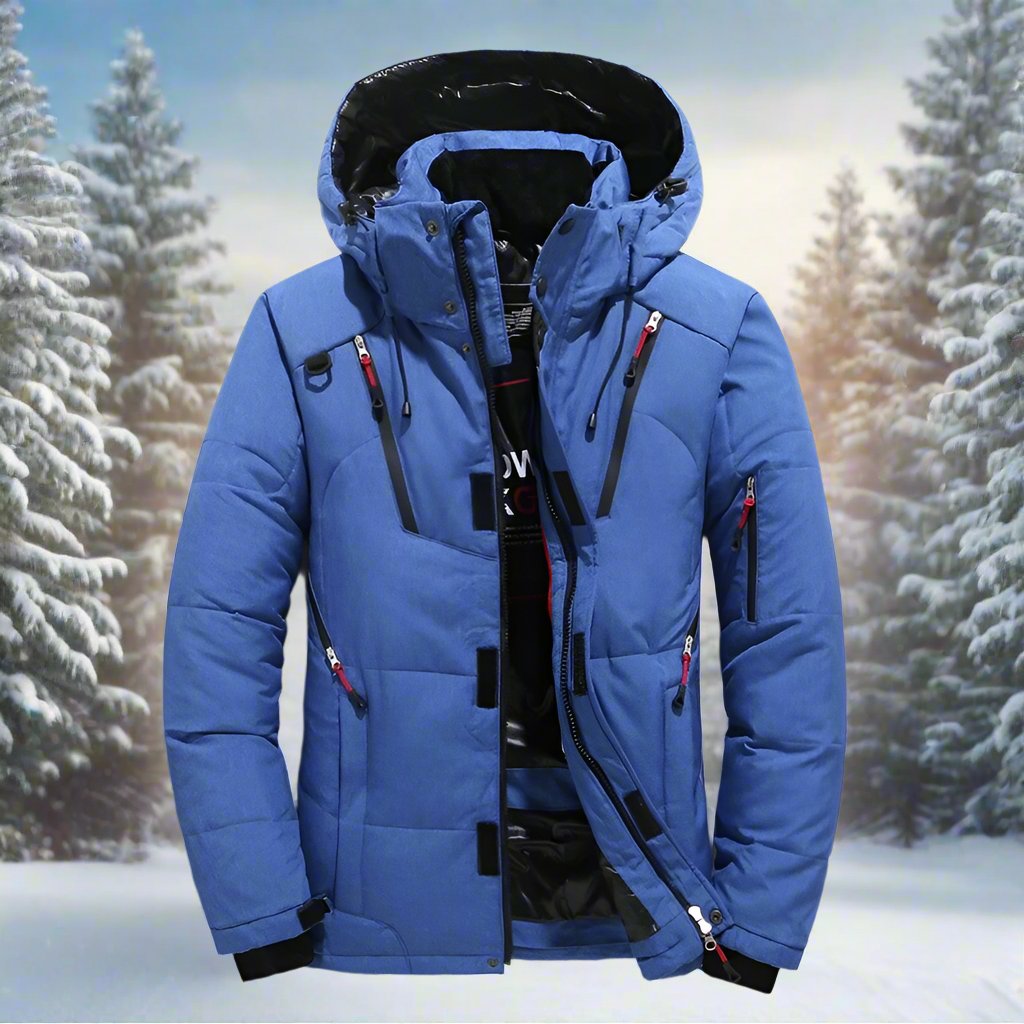 Warm Hooded Puffer Coat For Men