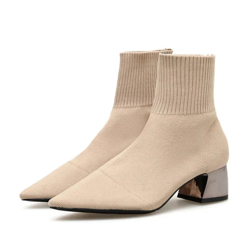 Cozy Low Cut Knit Boot