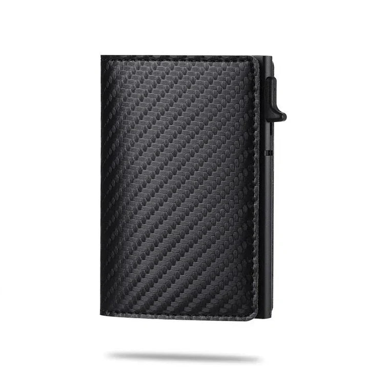 Slim Leather Phone Wallet Tracker