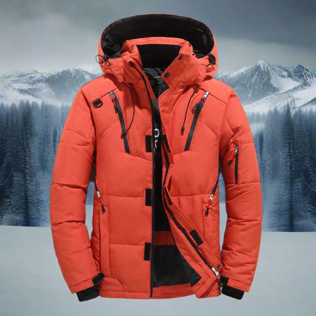 Warm Hooded Puffer Coat For Men - Nocini