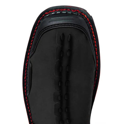 Tough Men's Ankle Boots with Edgy Detailing