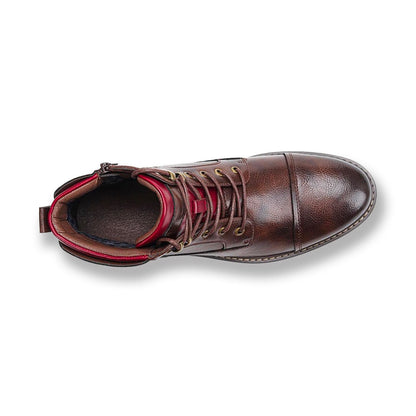 Classic Men's Ankle Boots with Lace-Up Closure