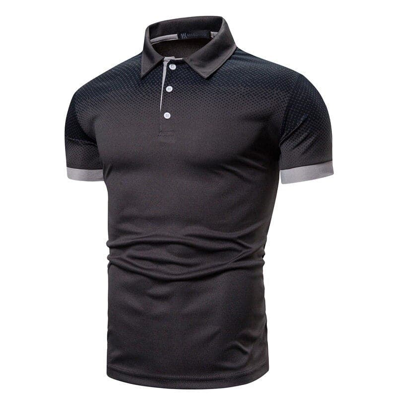 Men's Slim Fit Polo Shirt Lightweight Short Sleeve