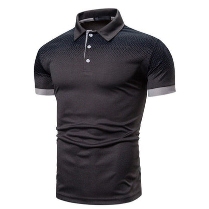 Men's Slim Fit Polo Shirt Lightweight Short Sleeve