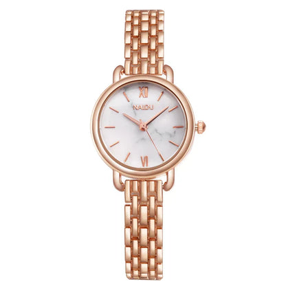 Thin Elegant Leather Wristwatch