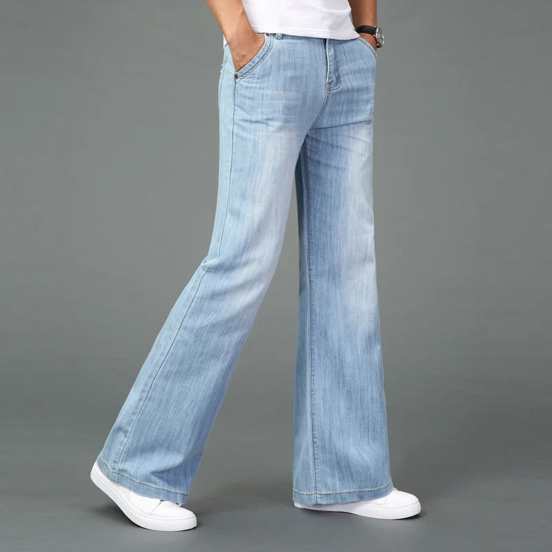 Comfortable Regular Boot Cut Jeans - Nocini