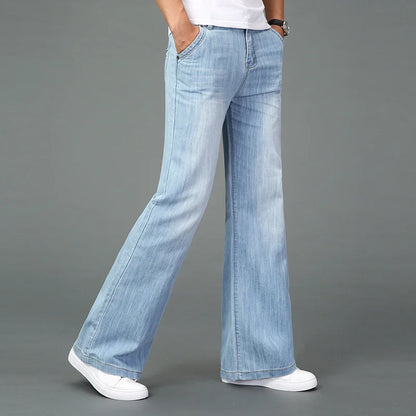 Comfortable Regular Boot Cut Jeans - Nocini