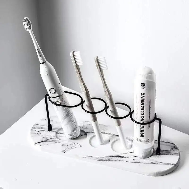 Modern Bathroom Storage | Holder for Toothbrush & Toothpaste