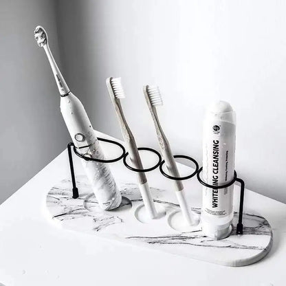 Modern Bathroom Storage | Holder for Toothbrush & Toothpaste