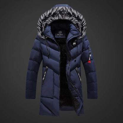 Men's Waterproof Insulated Hooded Winter Parka Coat